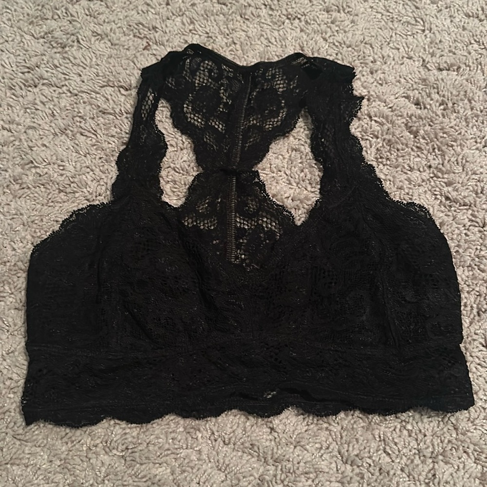 Bralette black lace express size small